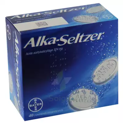 Alka Seltzer 324 Mg, Comprimé Effervescent B/40 à Mérignac